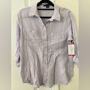 Social Standard By Sanctuary Light Purple Shirt Size XS NWT